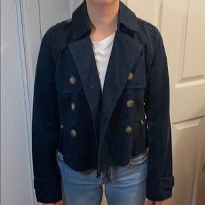 Abercrombie and Fitch Cropped Trench